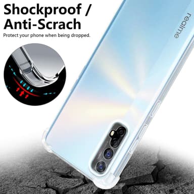 Realme 7 4G Skal Fodral Case (Genomskinlig)