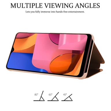 Samsung Galaxy A20s Plånboksfodral Skal (Rosa)