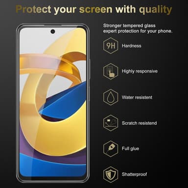 Xiaomi POCO M4 PRO 5G Skyddsglas Skyddsfilm Skärmskydd