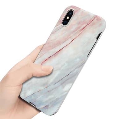 iPhone X / XS Plånboksfodral Skal (Rosa)