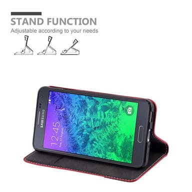 Samsung Galaxy ALPHA Skal Fodral Case (Röd)