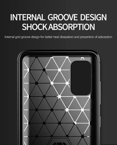 Samsung Galaxy A41 Skal Fodral Case (Blå)