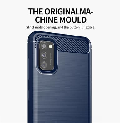 Samsung Galaxy A41 Skal Fodral Case (Blå)