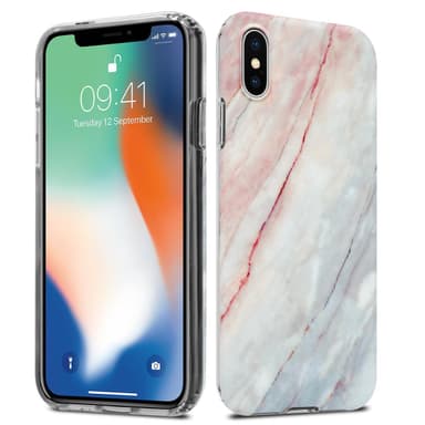 iPhone X / XS Plånboksfodral Skal (Rosa)