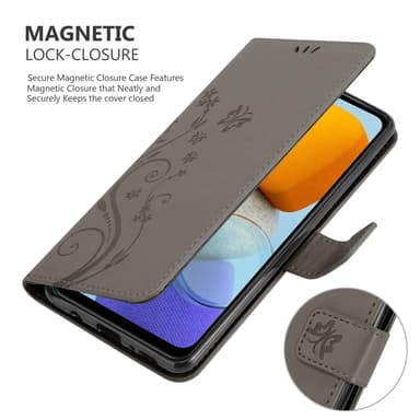 Samsung Galaxy M23 5G Plånboksfodral Skal (Grå)
