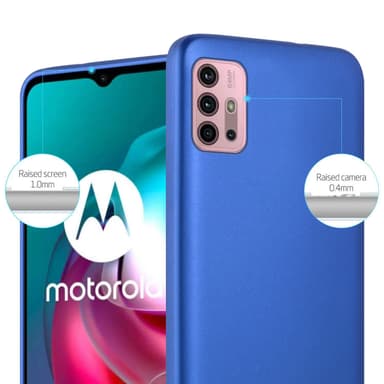 Skal Motorola MOTO G10 / G30 Fodral Case (Blå)