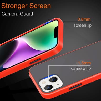 iPhone 14 PLUS Skal Fodral Case (Transparent)