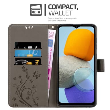 Samsung Galaxy M23 5G Plånboksfodral Skal (Grå)