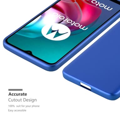 Skal Motorola MOTO G10 / G30 Fodral Case (Blå)