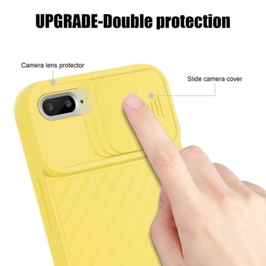 iPhone 7 PLUS / 7S PLUS / 8 PLUS Skal Fodral Case (Gul)