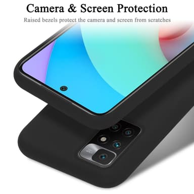 Xiaomi RedMi 10 Skal Fodral Case (Svart)