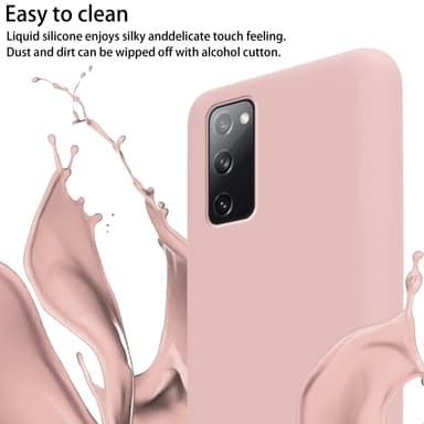 Samsung Galaxy S20 FE Skal Fodral Kedja (Rosa)