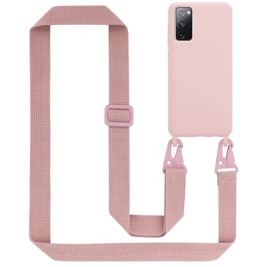 Samsung Galaxy S20 FE Skal Fodral Kedja (Rosa)