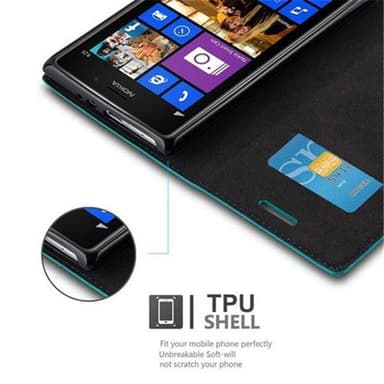 Nokia Lumia 925 Skal Fodral Case (Turkos)