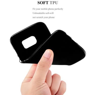 Samsung Galaxy S7 EDGE Skal Fodral Case (Svart)
