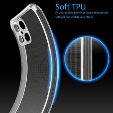 Honor X8 Skal Fodral Case (Transparent)