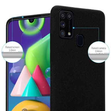 Skal Samsung Galaxy M31 Fodral Case (Svart)