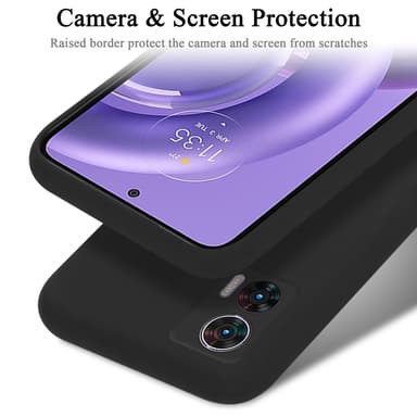 Motorola EDGE 30 NEO Skal Fodral Case (Svart)