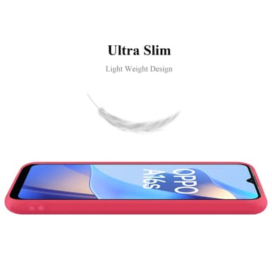 Skal Oppo A16s / A54s Fodral Case (Röd)