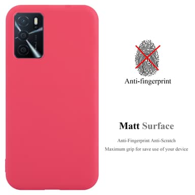 Skal Oppo A16s / A54s Fodral Case (Röd)