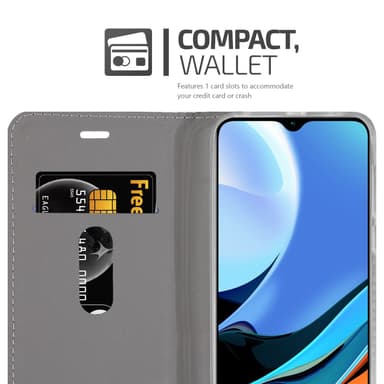 Xiaomi RedMi 9T / POCO M3 Plånboksfodral Skal (Blå)