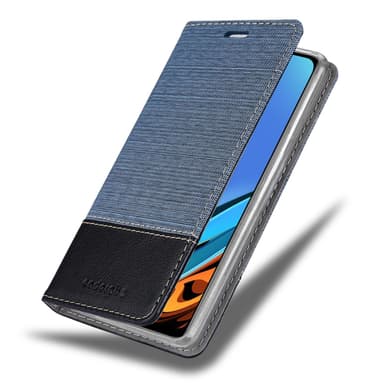 Xiaomi RedMi 9T / POCO M3 Plånboksfodral Skal (Blå)