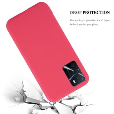 Skal Oppo A16s / A54s Fodral Case (Röd)