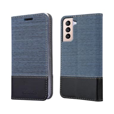 Samsung Galaxy S21 PLUS Plånboksfodral Skal (Blå)