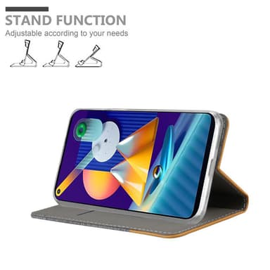 Samsung Galaxy A11 / M11 Plånboksfodral Skal (Grå)