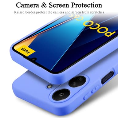 Xiaomi Poco C65 Skal Fodral Case (Lila)