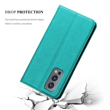 OnePlus Nord 2 5G Skal Fodral Case (Turkos)