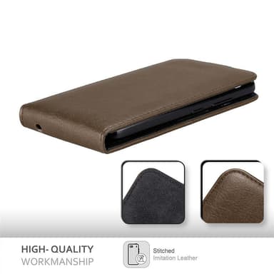 Motorola MOTO C Flipfodral Skal (Brun)