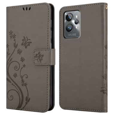 Realme GT 2 PRO Plånboksfodral Skal (Grå)