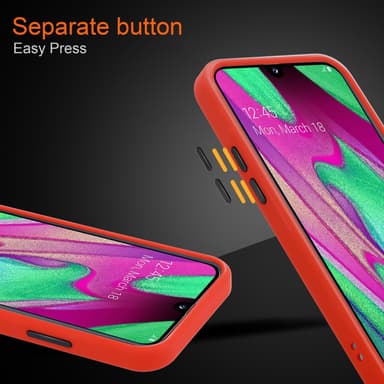 Samsung Galaxy A40 Skal Fodral Case (Transparent)
