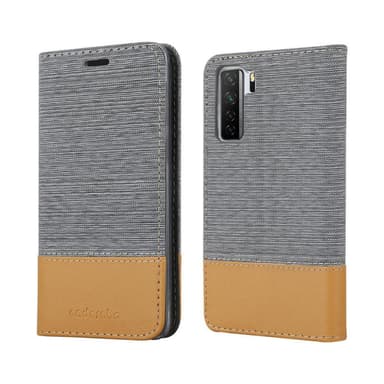 Huawei NOVA 7 SE Plånboksfodral Skal (Grå)