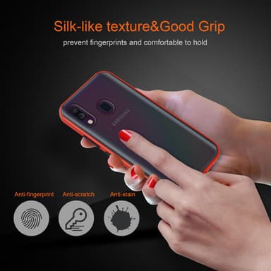 Samsung Galaxy A40 Skal Fodral Case (Transparent)