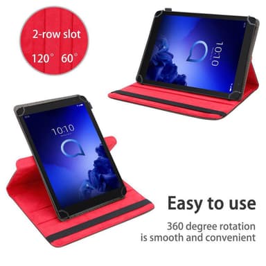 Alcatel 1T (10 tum) Skal Fodral Case (Brun)