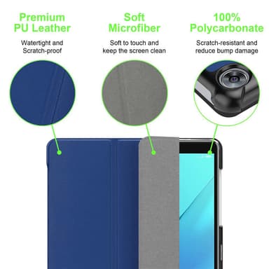 Huawei MediaPad M5 8 (8.4 tum) Skal Fodral Case (Blå)