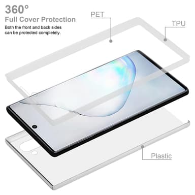 Skal Samsung Galaxy NOTE 10 Fodral Case (Transparent)
