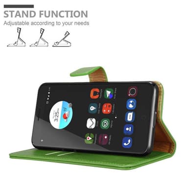 ZTE Blade V7 Plånboksfodral Skal (Grön)