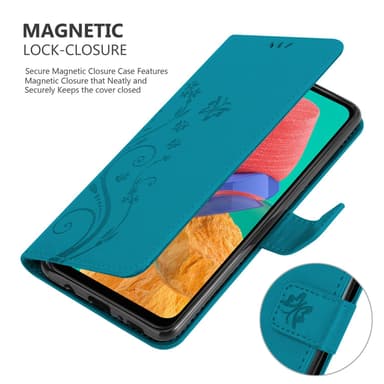 Samsung Galaxy M33 5G Plånboksfodral Skal (Blå)