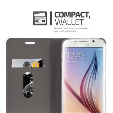 Samsung Galaxy S6 Plånboksfodral Skal (Grå)