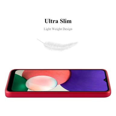 Skal Samsung Galaxy A22 5G Fodral Case (Röd)
