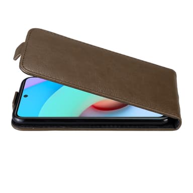 Xiaomi RedMi 10 Flipfodral Skal (Brun)