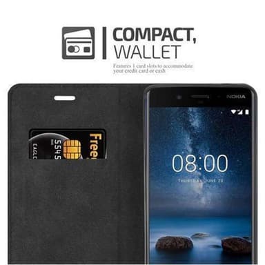 Nokia 8 2017 Skal Fodral Case (Svart)