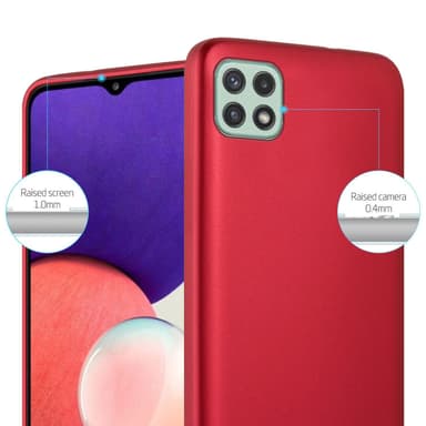 Skal Samsung Galaxy A22 5G Fodral Case (Röd)