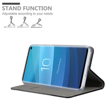 Samsung Galaxy S10 5G Plånboksfodral Skal (Grå)
