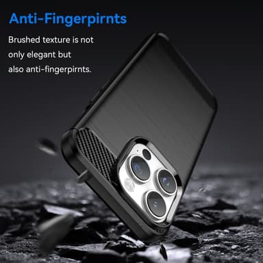 iPhone 14 PRO MAX Skal Fodral Case (Svart)