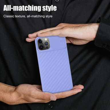 iPhone 12 PRO MAX Skal Fodral Case (Lila)
