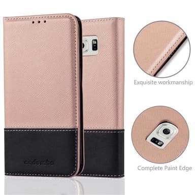 Samsung Galaxy S6 EDGE PLUS Skal Fodral Case (Rosa)